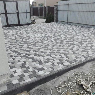 Тротуарна Плитка Старе Місто 40 Білий М 2017 фото