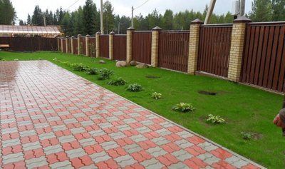Тротуарна плитка &ldquo;Хвиля&rdquo;, 80 мм 240*120 STANDART, колір сірий М 2009 фото