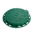 Люк пластиковий Easy D800 DN600 круглий легкий зелений з замком 4022 фото