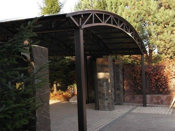 Навіс 10х6 арочний Shelter Premium (6х6 м, 8х6 м) 30009 фото